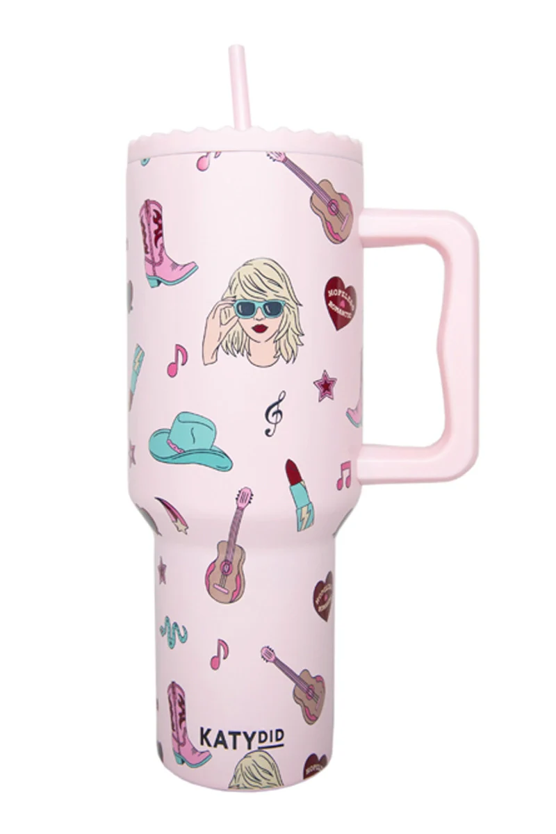 Music Girl Icons Drink Tumbler - Image 2