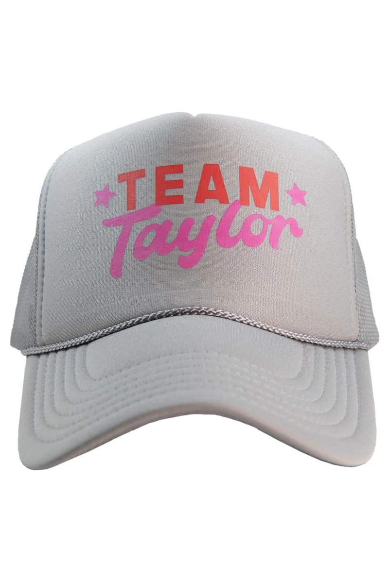 Team Taylor Decal Foam Trucker Hat - Image 4