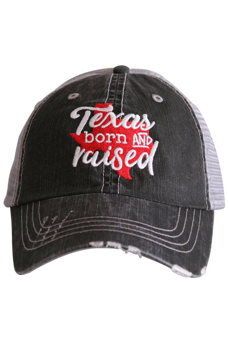 Texas Born and Raised Women's Trucker Hat - Image 7