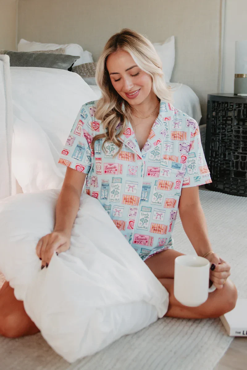 Traveling Matchbook PJ Shorts - Image 5