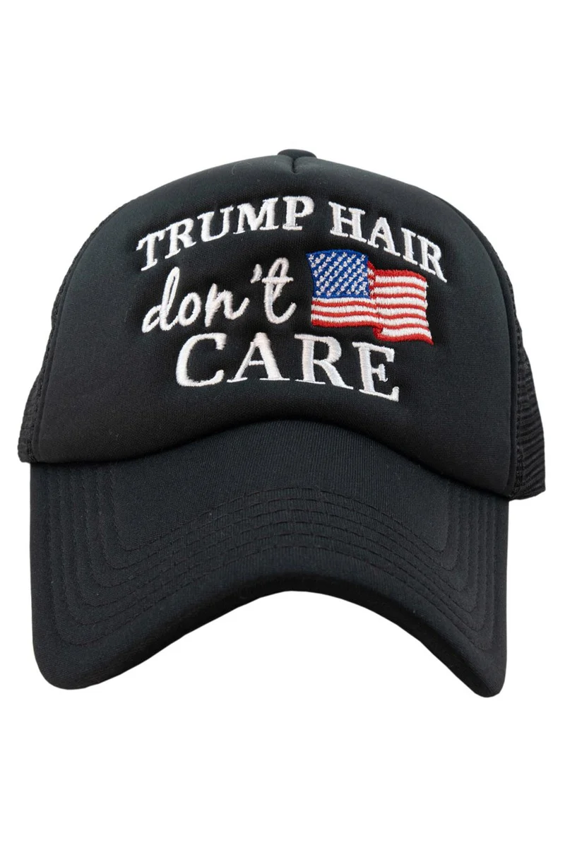 Trump Hair Don't Care Foam Trucker Hat - Image 2