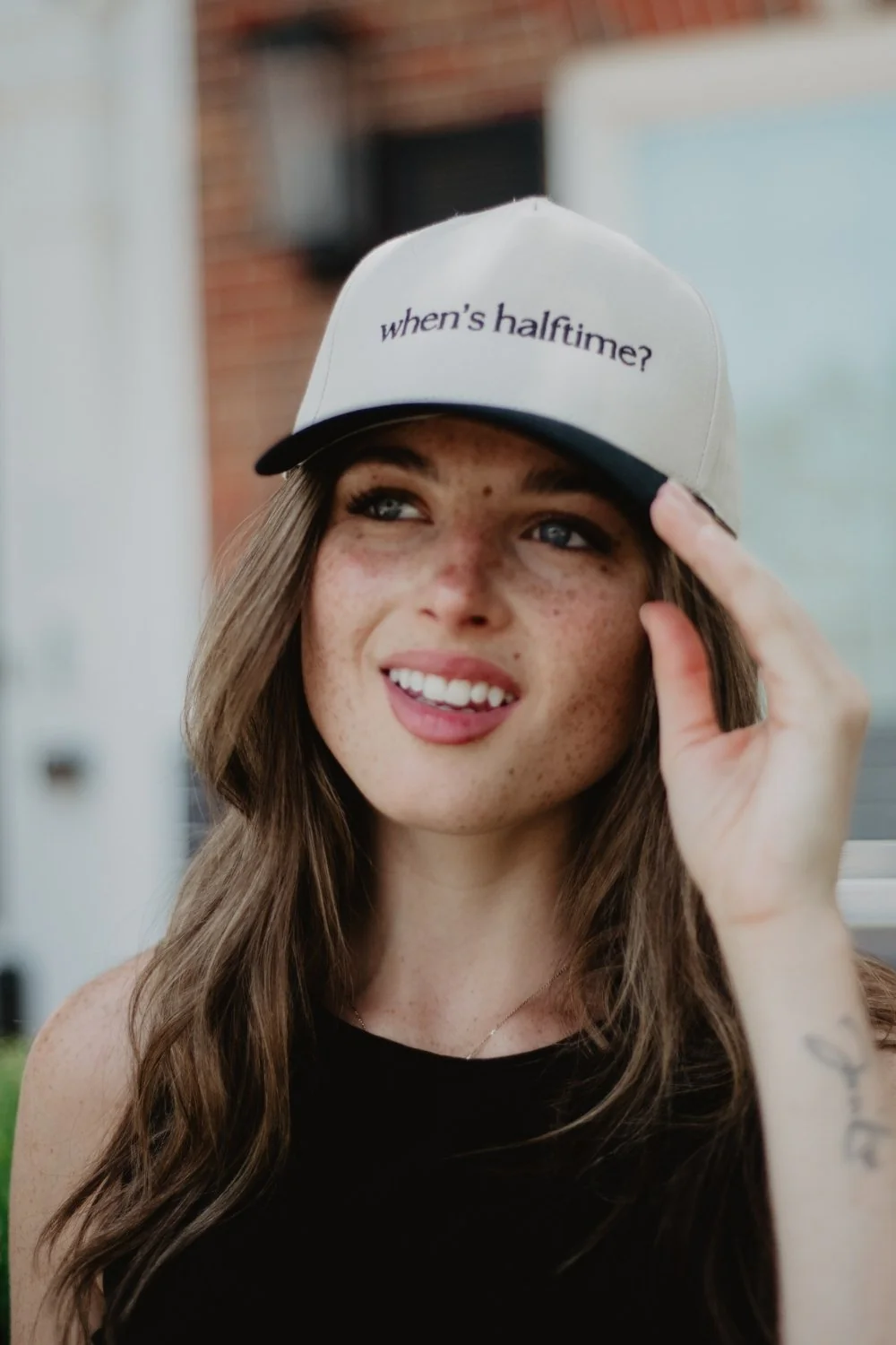 When's Halftime? Two-Toned Vintage Hat - Image 2