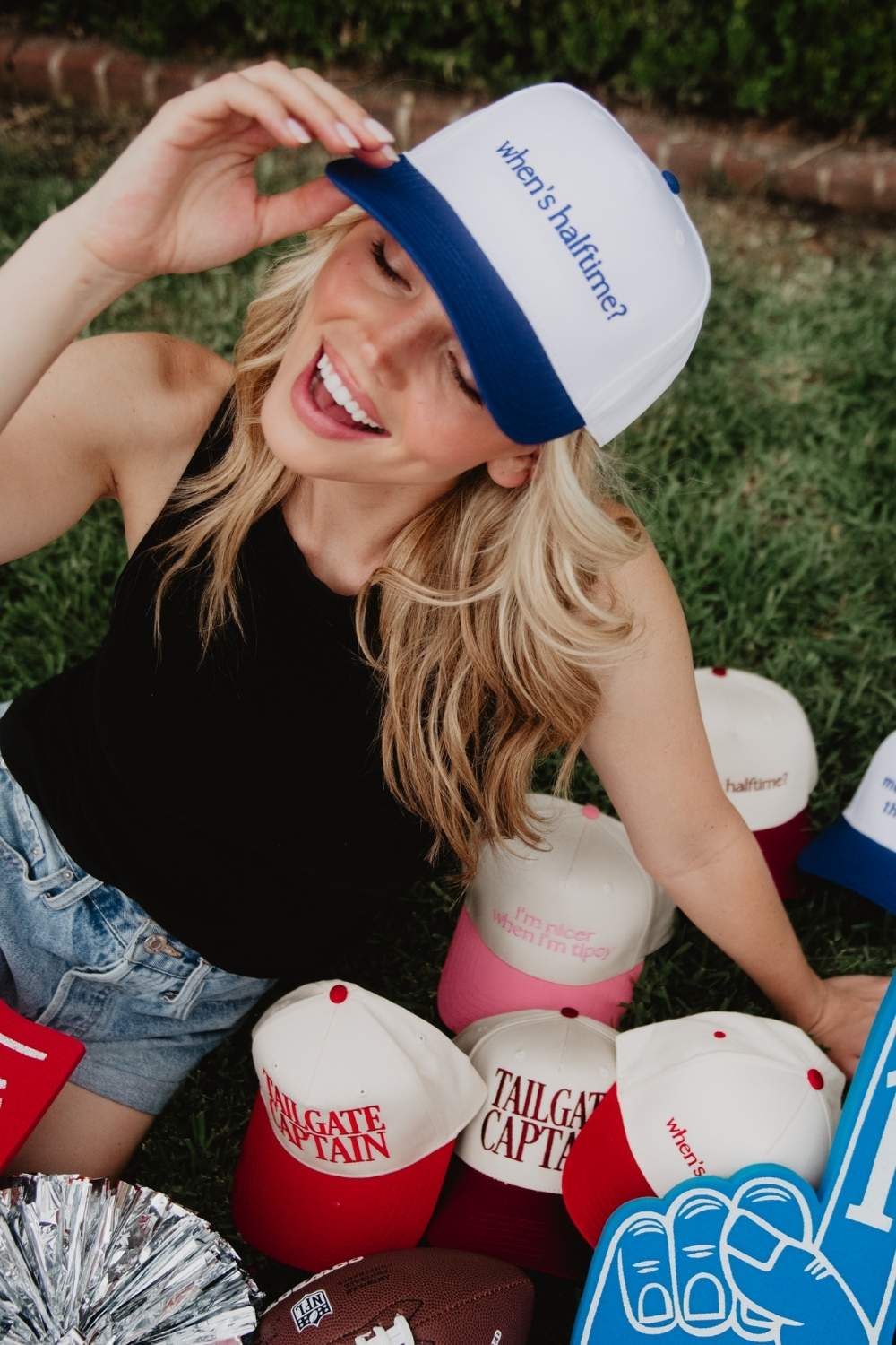 When's Halftime? Two-Toned Vintage Hat - Image 3