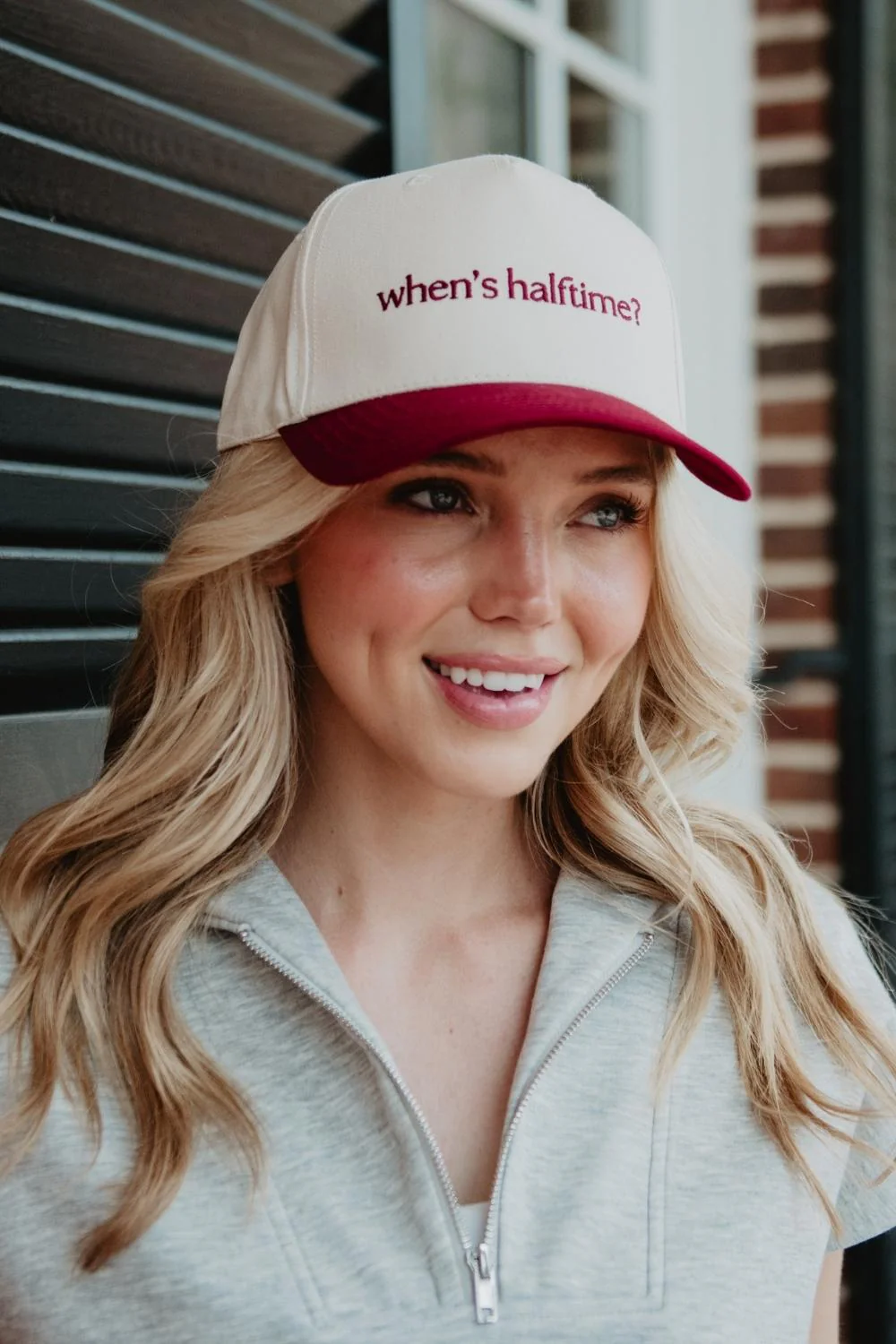 When's Halftime? Two-Toned Vintage Hat - Image 4