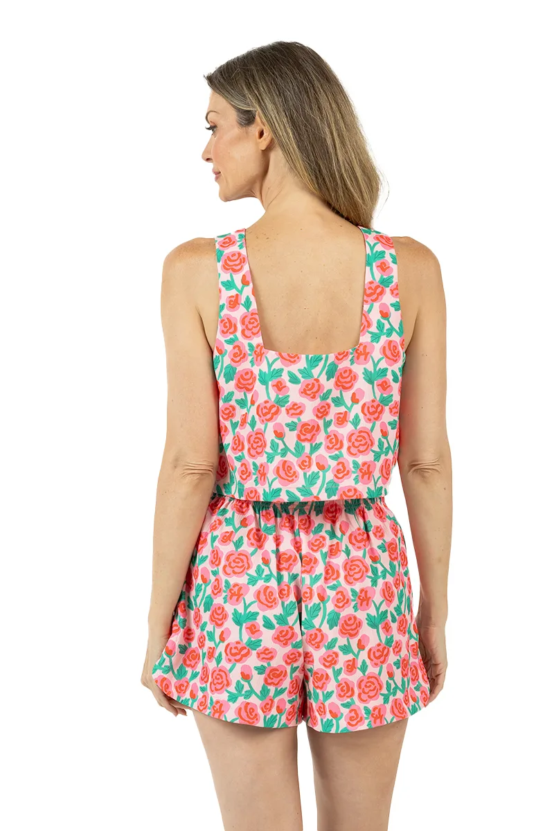 Whimsical Roses Women's Short Set - Image 9