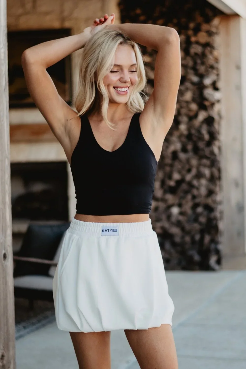 White Bubble Skirt - Image 2