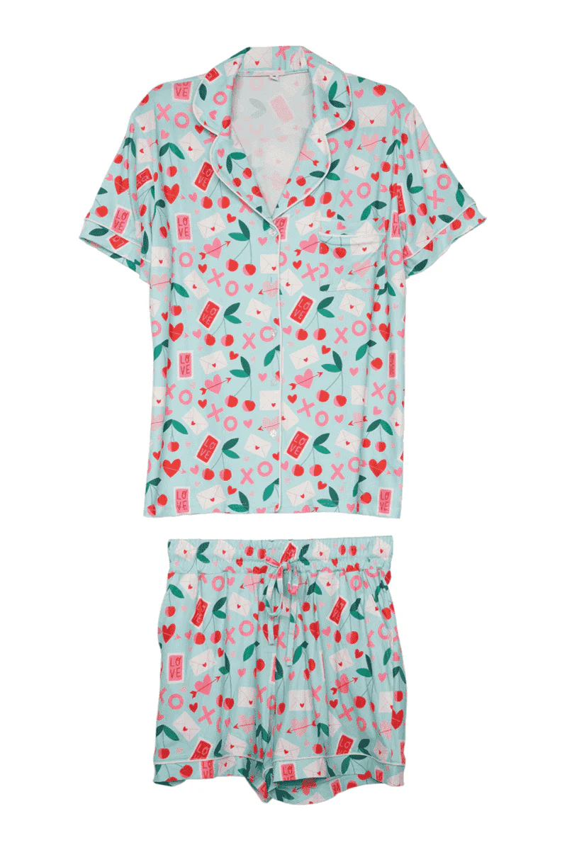 XO Cherries Valentine's Day Pajamas - Image 12