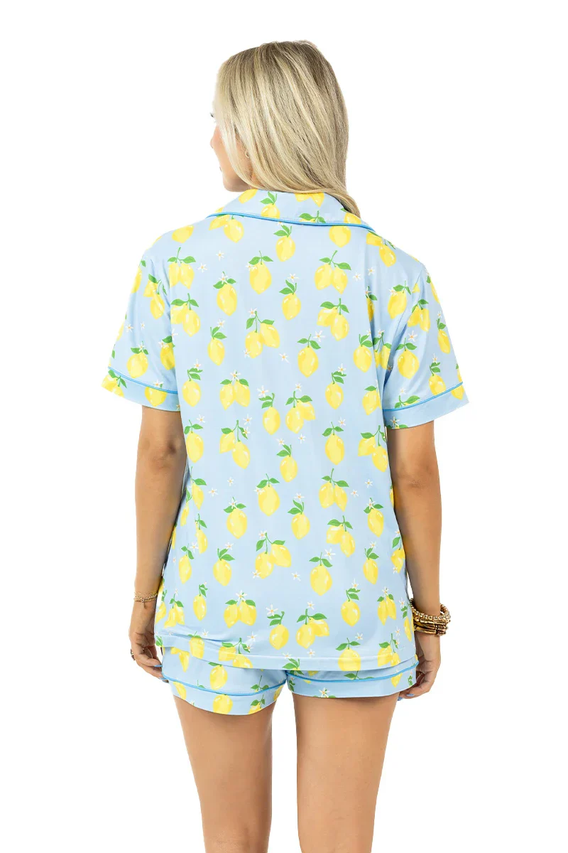 Zesty Lemons 2 Piece Pajama Set - Image 8