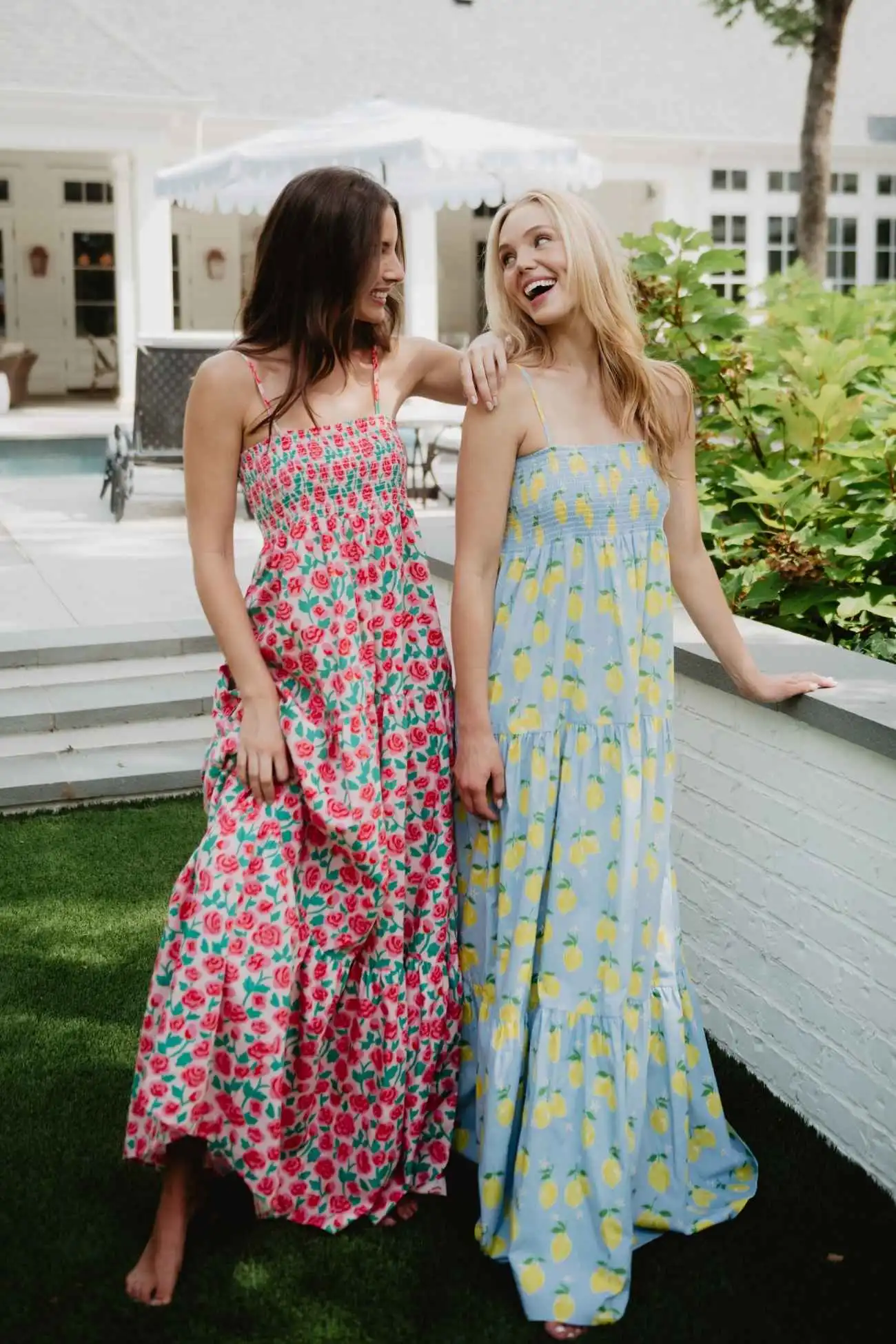 Zesty Lemons Cute Summer Maxi Dress - Image 3