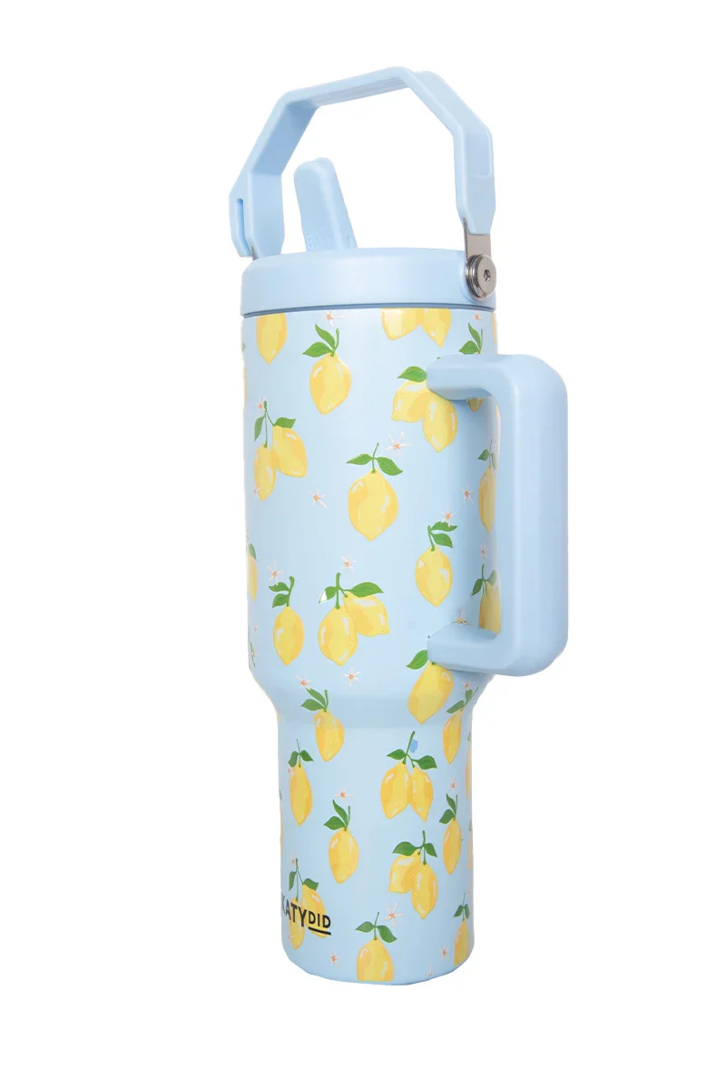 Zesty Lemons Drink Tumbler - Image 4
